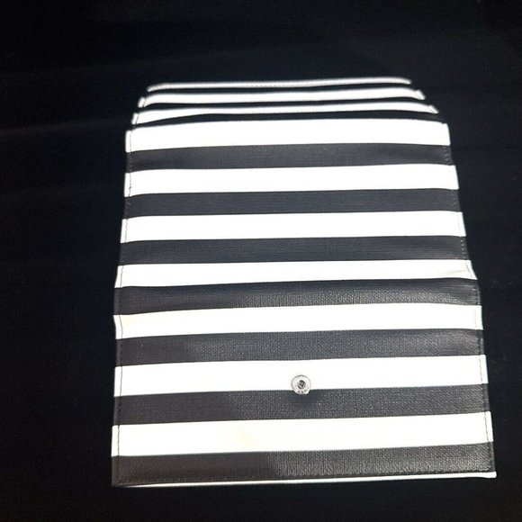 KUT FROM THE KLOTH Black & White Striped Tri-Fold Wallet - Picture 3 of 7